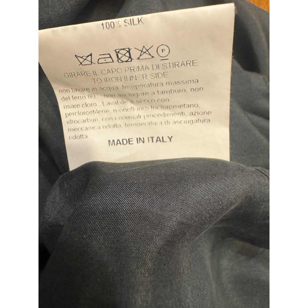 Golden Goose Deluxe Brand Silk Camisole Dark Teal Straight Neckline Size Medium - Picture 5 of 5